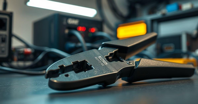 Máquina de crimpar cabo de rede: montagem rápida de conexões RJ45