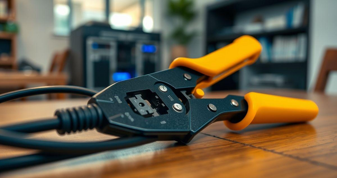 Descubra como a máquina de crimpar cabo de rede transforma sua conexão!